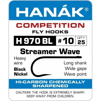 Hanák Competition Muškařský háček streamerový Extrač. 6 25 ks