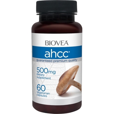 BIOVEA AHCC 500mg Mushroom Immunity Formula [60 капсули]