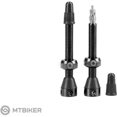 Tubolight MTB bezdušové ventily, galuskový 40 mm, čierna