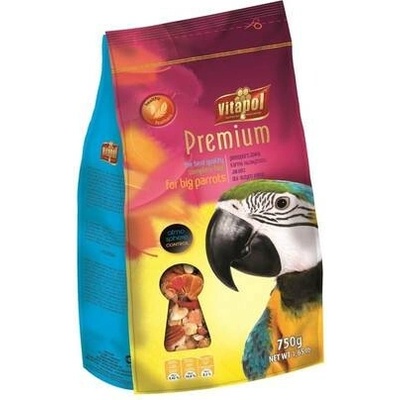 Vitapol Premium Velký papoušek 750 g