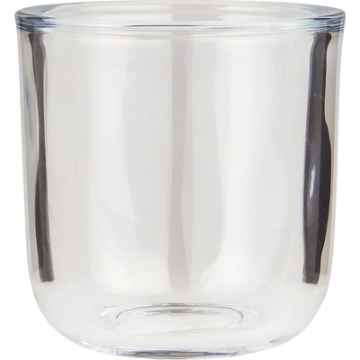 IB LAURSEN Skleněná váza Thick Edge 9 cm, čirá barva, sklo