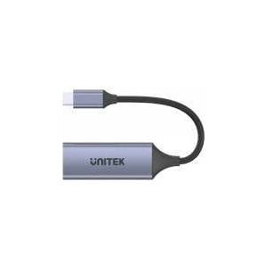 Unitek Adapter USB-C - RJ45 1Gbit LAN, PD 100W