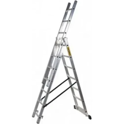 DRABEST Трираменна професионална алуминиева стълба DRABEST 3x8 (03090308)