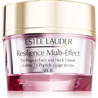 Estée Lauder Resilience Multi-Effect Tri-Peptide Face and Neck Creme SPF 15 интензивно подхранващ крем за нормална към смесена кожа SPF 15 50ml