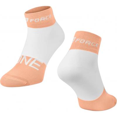 Force ponožky ONE oranžovo-BIELE