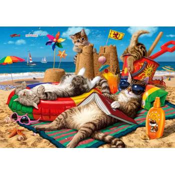 Image 1 of Anatolian - Puzzle Cats on the Beach - 260 piese