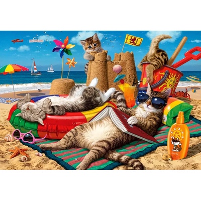 Anatolian - Puzzle Cats on the Beach - 260 piese