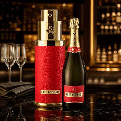 Champagne Piper Cuvée Brut s chladičom parfém 0,75 l