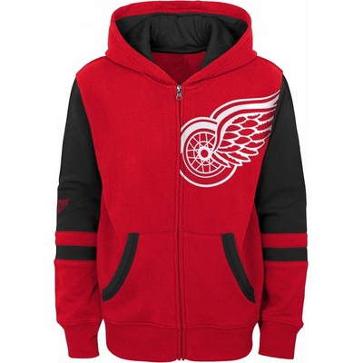 Outerstuff Detská mikina Detroit Red Wings Faceoff Colorblocked Fleece Full-Zip