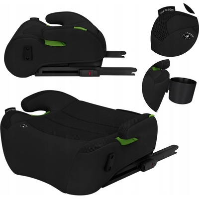 Lionelo Luuk Fix I-Size 2023 Carbon Black