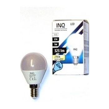 INQ LED žárovka E14 ilum.5W P45 Teplá bílá