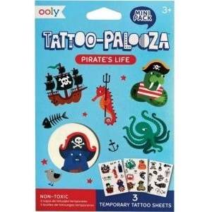 OOLY Tattooze Washable Mini Tattoo Palooza - Pirates