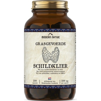 Modern Native Grass-fed hovězí štítná žláza 180 kapslí