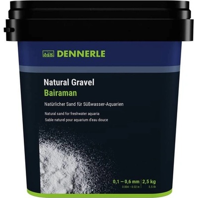 Dennerle přírodní štěrk Bairaman 0,1-0,6 mm 2,5 kg