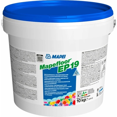 MAPEI Mapefloor EP19 trojzložková epoxidová malta na opravu a ochranu podláh 10 kg (zložka A 0,75 kg + zložka B 0,25 kg + zložka C 9 kg)