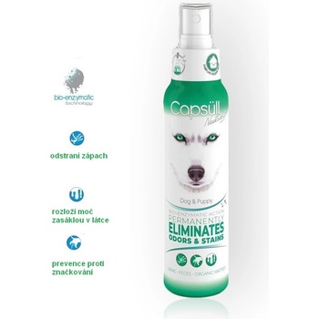 Capsüll Neutralizor enzymatický čistič pro psy na odstranění pachu a skvrn od moči 125 ml