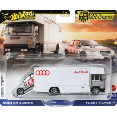 Mattel Hot Wheels Team Transport #77 JBM30 Audi Quatro / Fleet Flyer