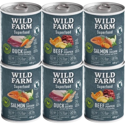 Wild Farm Superfood MIX 6 x 400 g