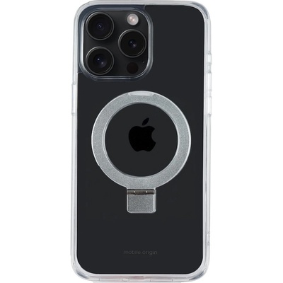 Mobile Origin RingMag MagSafe Case - хибриден удароустойчив кейс с MagSafe за iPhone 15 Pro Max (прозрачен)