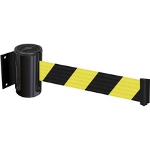 Nástěnná kazeta Heavy Duty, černá – žluto-černé pásmo 2,3 m