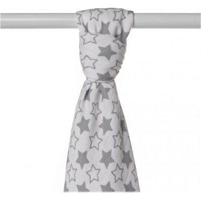 Kikko Bambusové osušky 90x100 cm Little Stars Silver