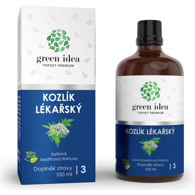 Green idea Valeriána lekárska bezliehová tinktúra 100 ml