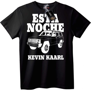 NOONEBRAND Тениска Kevin Kaarl Esta Noche - XL, Black