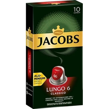 Douwe Egberts JACOBS Espresso Lungo 6 за Nespresso 10 броя алуминиеви капсули