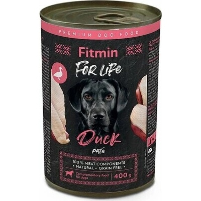 Fitmin dog For Life tin duck 6 x 400 g