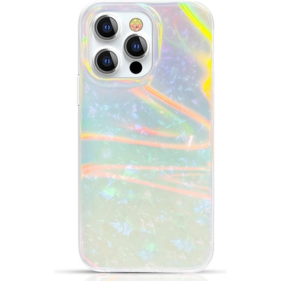 Kingxbar Калъф Kingxbar Shell Series, за iPhone 13 Pro, перлен, ментов, зелен (6959003552860)