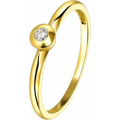 Zlaton Prsten žluté zlato s diamantem 000182202230