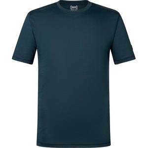 super. natural Мъжки долна фланелка с къс ръкав super. natural Sierra 140 Tee T-shirt - Blueberry - размер XL (014-2124-0214)