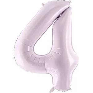 Party Deco Фолиев Балон Цифра, Светло Лилаво, 72 см - 4 (fb230g-4-014)