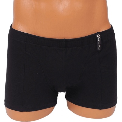 Черен мъжки боксер с вътрешен ластик