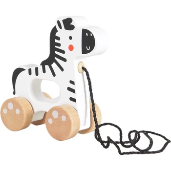 Image 1 of Tooky Toy Дървена играчка за дърпане Tooky Toy - Зебра (110171)