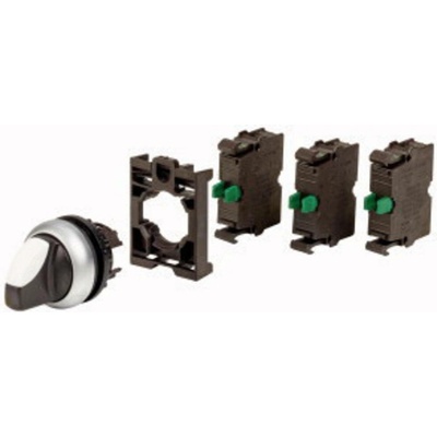 Eaton 110923 M22-WRK-3K10-BVP přepínač plastový přední prstenec otočný přepínač černá 1 ks Piece