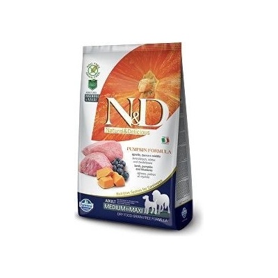 N&D Pumpkin Dog Adult Medium & Maxi Lamb & Blueberry 2,5 kg