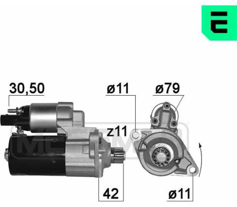 Startér ERA 220886A