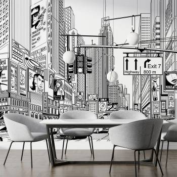 Image 1 of Art Gift Decor Фототапет - Градски ритъм