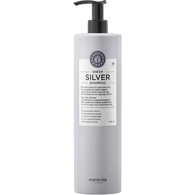 Maria Nila Šampon neutralizující žluté tóny vlasů Sheer Silver 1000 ml