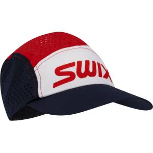 Swix Шапка с козирка Swix Runners Cap - Fiery Red - размер One Size (904-6241-0113)