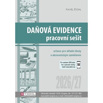 Daňová evidence - pracovní sešit 2026/27