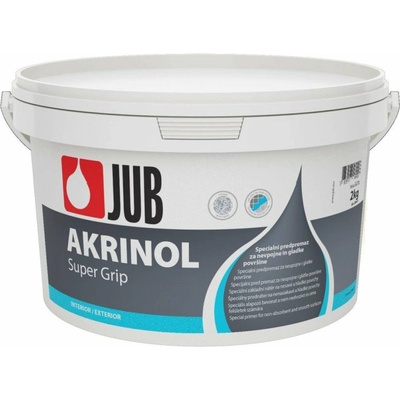 JUB AKRINOL SUPER GRIP špeciálny základný náter pre drsné a nenasiakavé povrchy 18 kg Modrá