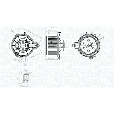 vnitřní ventilátor MAGNETI MARELLI 069412782010