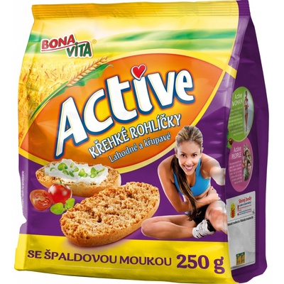 Bonavita Křehké rohlíčky se špaldovou moukou 250 g