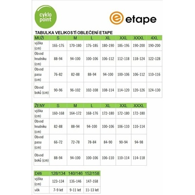 Etape Sprinter WS lacl s vložkou pánské černá