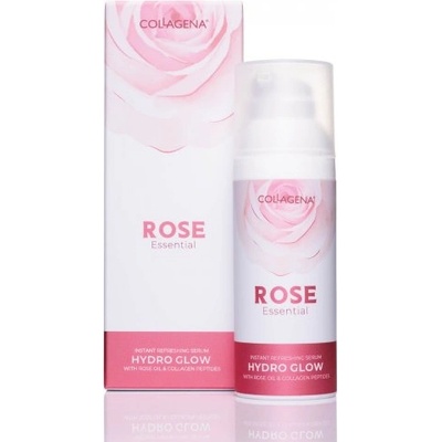 Collagena Серум HYDRO GLOW с розово масло и колагенови пептиди, Rose Essential, 50 ml