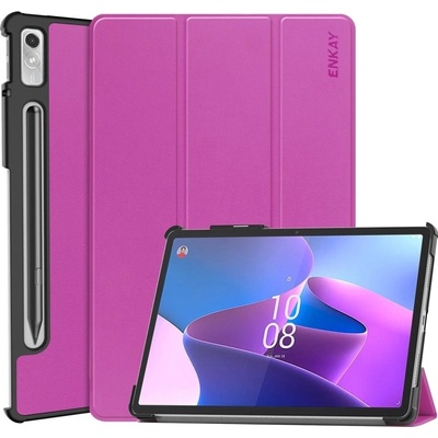 Enkay LEATHER Lenovo Tab P11 Gen2 51213 fialový