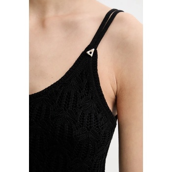 Aeron Памучна рокля aeron barry в черно къса с кройка по тялото dr573573 (dr573573)