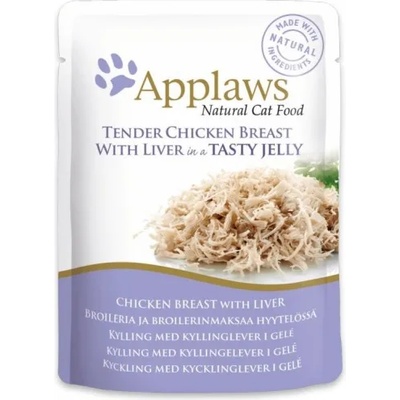 Applaws Chicken with Liver in Jelly - пауч пиле и дроб в желе 70 гр 8251CE-A